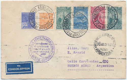 Zeppelin 1934 brasile - zeppelin, 3°