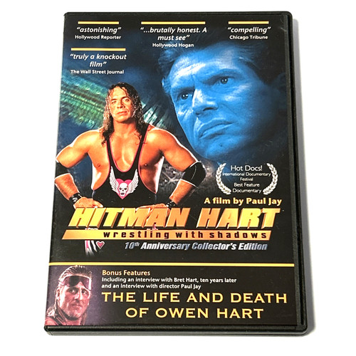 Hitman hart wrestling with - -,