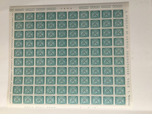 Segnatasse lire 50 filigrana - segnatasse,