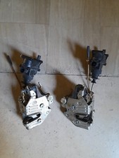 Two electric door locks front