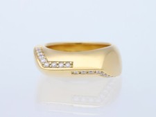 Anello di design diamanti oro