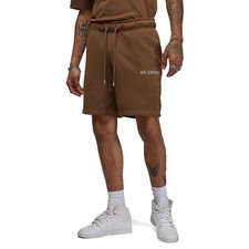 PANTALONCINI NIKE JORDAN BERMUDA FLEECE WORDMARK DV6467 270 SHORT JUMPMAN MARRON