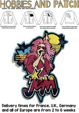 patch Jem and the Holograms cartone animato toppa termoadesiva iron on cantante