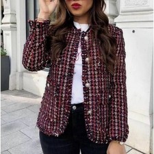 Giacca bomber donna Zara tweed