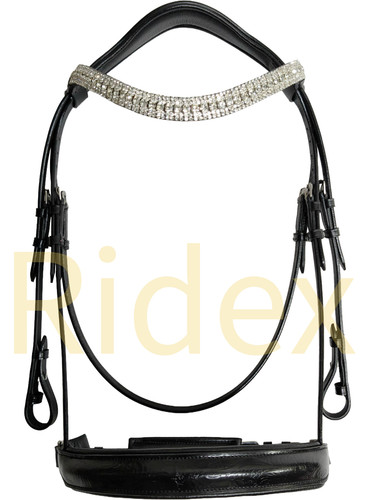 Briglia dressage nera con - briglia,