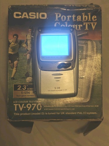 Casio 970d portable colour - casio, tv-970d
