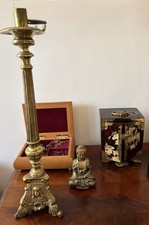 Candelabro Antico In Bronzo
