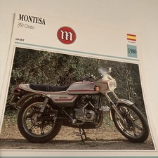 Montesa 350 Crono 1980 Carta