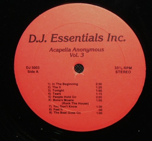 Acapella anonymous vol 3 - acapella,