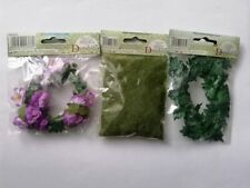 Edera finta, cappelli, erba finta, scala miniatura per decoro tegole Stamperia