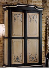 Armadio decorato dipinto - armadio, a