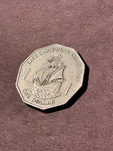 1991 east caribbean - caribbean, $1