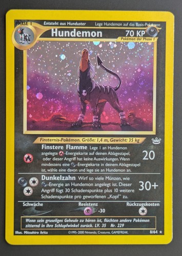 Carta pokemon demone - demone, 8/64