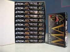 Cassette TDK Metal ,Maxell,Basf,Memorex,Teac,Fuji,Scotch,Denon,THAT'S,Sony,Ampex