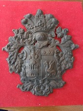 Stemma nobiliare in bronzo