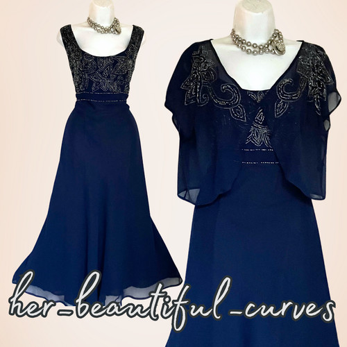 Abito bolero joanna hope - hope, blu