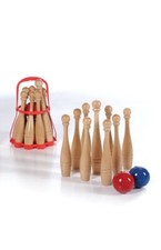 Gioco birilli in faggio naturale