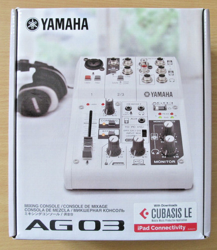 Yamaha ag03 mixer - yamaha,
