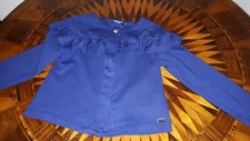 Original marines felpa cardigan in jersey bambina 4-5 anni 