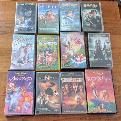 Lotto video cassette vintage - video,