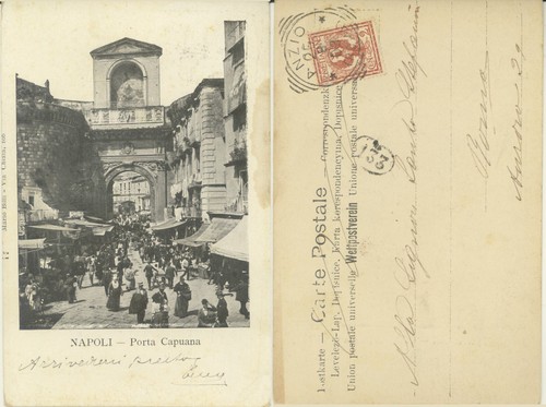Napoli porta capuana - capuana, animata