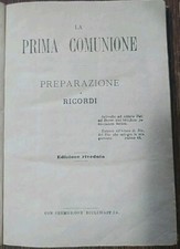 Libro La Prima Comunione Preparazione E Ricordi