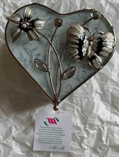 Portagioie mosaico di luce in vetro di Murano a forma di cuore 