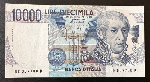 Italia banconote 10000 lire - banconote,