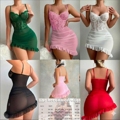 Nuisette pizzo body sexy - in,