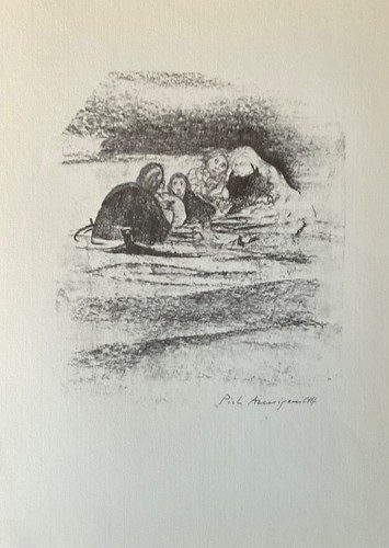 Pietro annigoni 1980 schifano - 1980, (schifano