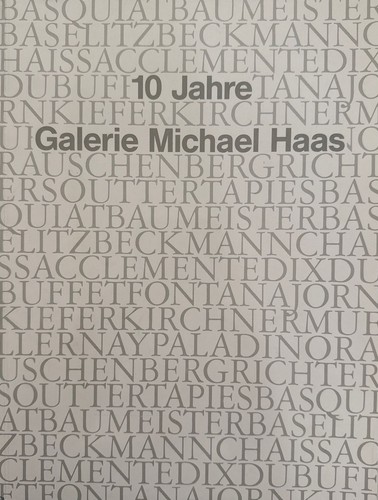 Jahre galerie michael haas - galerie,