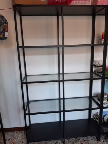 Scaffale metallo nero - scaffale,