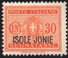 ITALIA Occupazione Isole Jonie