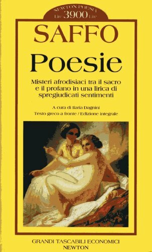 Poesie testo greco - testo, fronte
