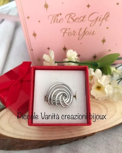 Anello donna spirale colore - anello, a