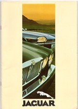 Brochure vendite mercato Jaguar XJ6 3.4, 4.2, XJ12 serie 3 e XJS HE 1981-1982 UK