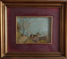 Eugenio Gignous, Dipinto olio