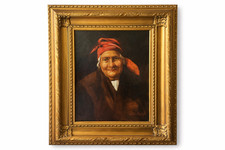 Quadro antico ritratto donna