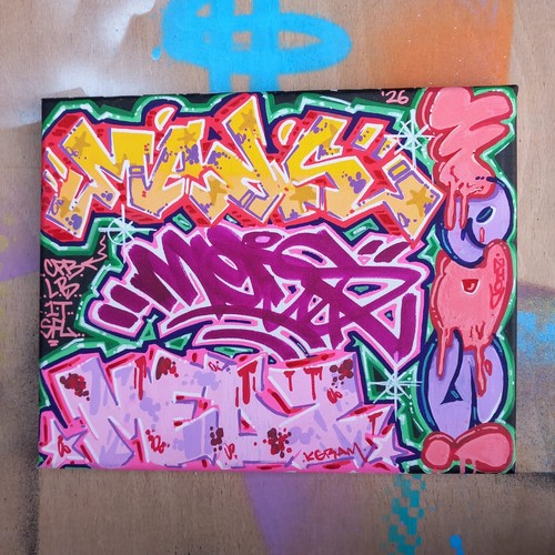Quadro originale arte graffiti
