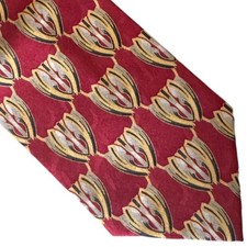 Antonio Ricci Silk Tie Red