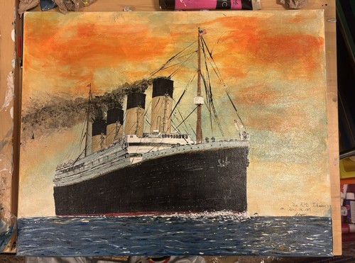 Titanic pittura - 🚢||,
