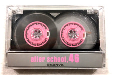 SANYO After School 46 audiocassetta nastro vuoto sigillato Made in Japan tipo I