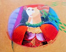 Vittorio Maria Di Carlo quadro moderno d'autore ad olio su tela 50 x 40.