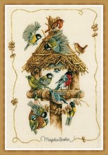Birdhouse  DMC Floss