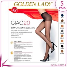 Collant Golden Lady ciao 20 den velati opachi 5 paia