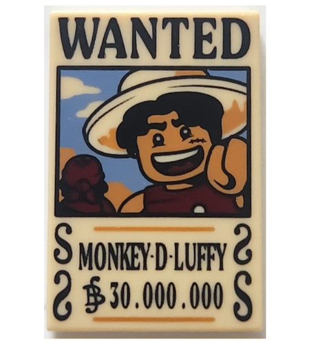 Lego one piece - one, poster