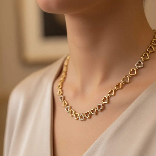 Girocollo donna con grande - con,