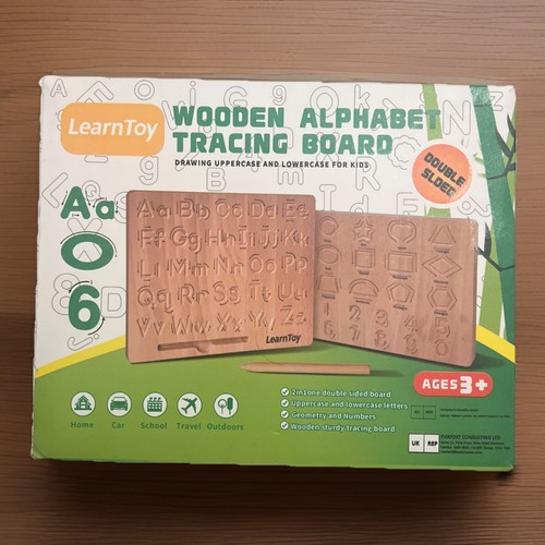 Wooden letter board trace - letter,