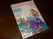 ALBUM FIGURINE CANTANTI 72 Ed. PANINI NON COMPLETO - OTTIMO + !!