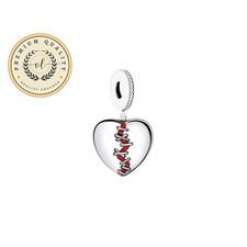 Ciondolo cuore pendente - cuore, per